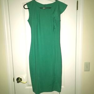 Green Ruffled Dress